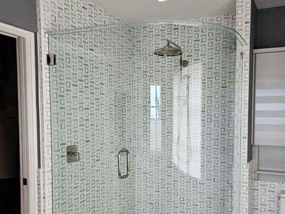 Curved Bent Glass Shower Installation Tampa Clearwater